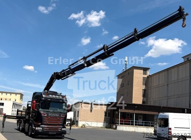 Autokran SCANIA R 580 V8, HIAB 211, Retarder, Standklima gebraucht