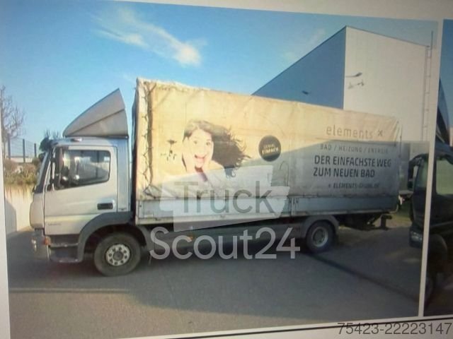 LKW mit Pritsche & Plane MERCEDES-BENZ Atego 1224 EU6 Plane 7,2 m Klima/Automatik gebraucht