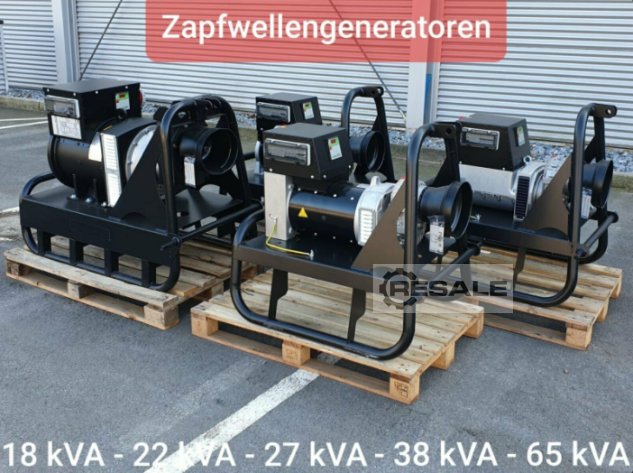 Power-take-off shaft generators  18 - 65 kVA
