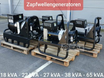 Power-take-off shaft generators  18 - 65 kVA