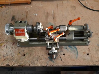 Drehbank Emco Unimat SL mit Zubehör, ohne Motor