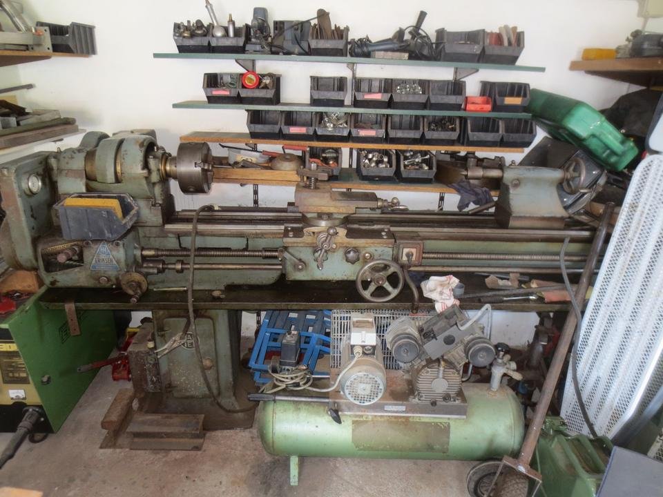 Drehbank 2 Meter Spitzenweite