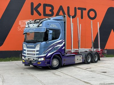 Baumstamm-Transporter Scania R660 6X4 RETARDER gebraucht