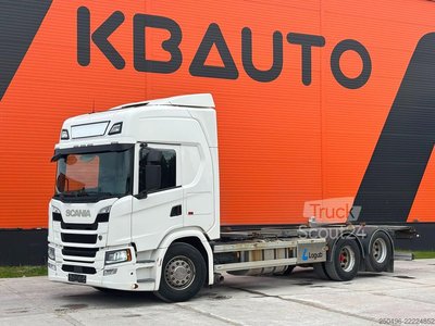 Transport von Containern Scania G 500 6x2 9 TON FRONT AXLE / RETARDER / DOUBLE ... gebraucht