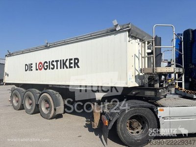 Kipper Auflieger Langendorf Semitrailer Tipper Alu-square sided body 24m  gebraucht