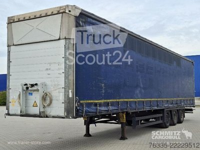 Auflieger mit Pritsche & Plane Schmitz Cargobull Curtainsider Mega gebraucht