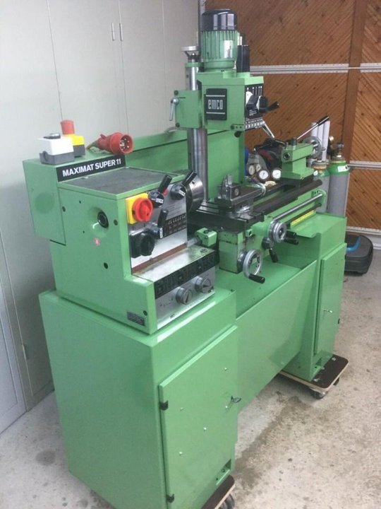 Drehmaschine Emco Maximat Super 11 mit FB2 Fräse
