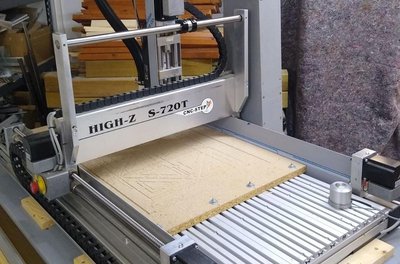 CNC Portalfräsmaschine 720mm x 420mm Fräsen Portalfräsmaschine