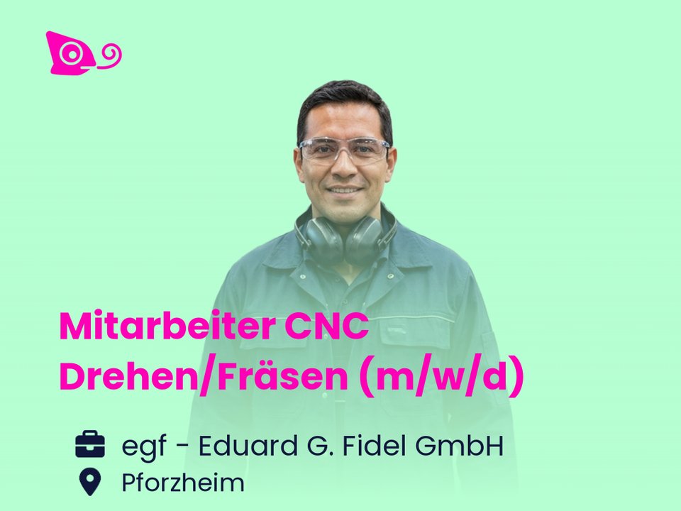 Mitarbeiter CNC Drehen/Fräsen (m/w/d)