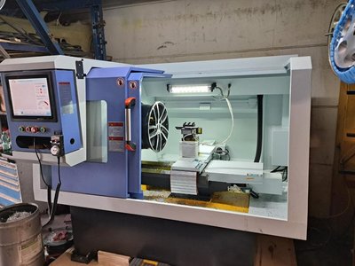 FELGENGLANZDREHMASCHINE , CNC FELGEN DREHMASCHINE