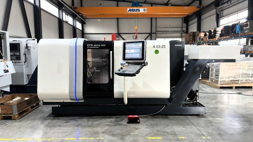 CNC Drehmaschine DMG Alpha CTX 500 Y- Achse aus Lehrwerkstatt