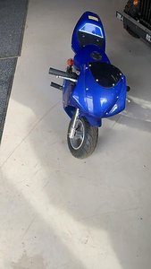 Kopf MINI Bike - BLAU 50 ccm