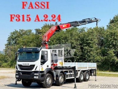 Autokran IVECO TRAKKER 450*PRITSCHE 7,60*KRAN/FUNK*8x4 gebraucht