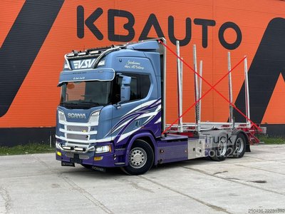 Baumstamm-Transporter Scania R660 6X4 FOR SALE AS CHASSIS / RETARDER gebraucht