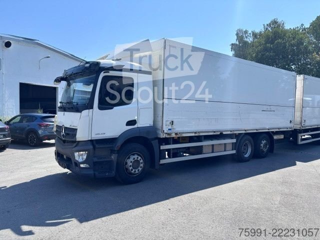 LKW mit Getränkeaufbau MERCEDES-BENZ Actros 5 mit Schwenwandkoffer und Ladebordwand gebraucht