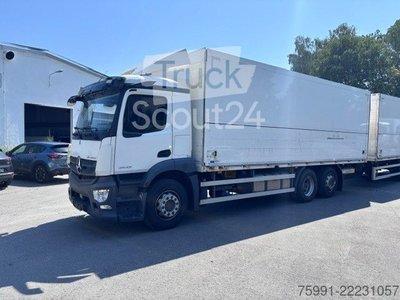 LKW mit Getränkeaufbau MERCEDES-BENZ Actros 5 mit Schwenwandkoffer und Ladebordwand gebraucht