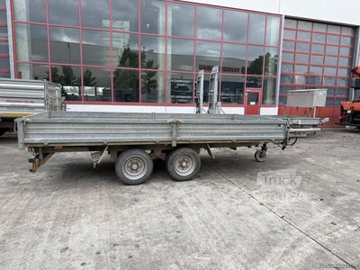 Tieflader Anhänger Roeger TT  Tandem Pritsche- Tieflader gebraucht