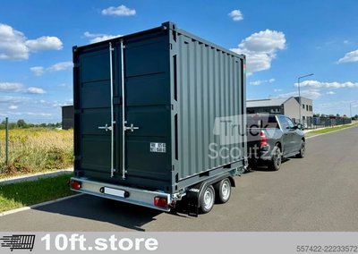 10 Fuß Lagercontainer Containeranhänger 10ft.store e.U. 10 Fuß Lagercontainer Containeranhänger neu
