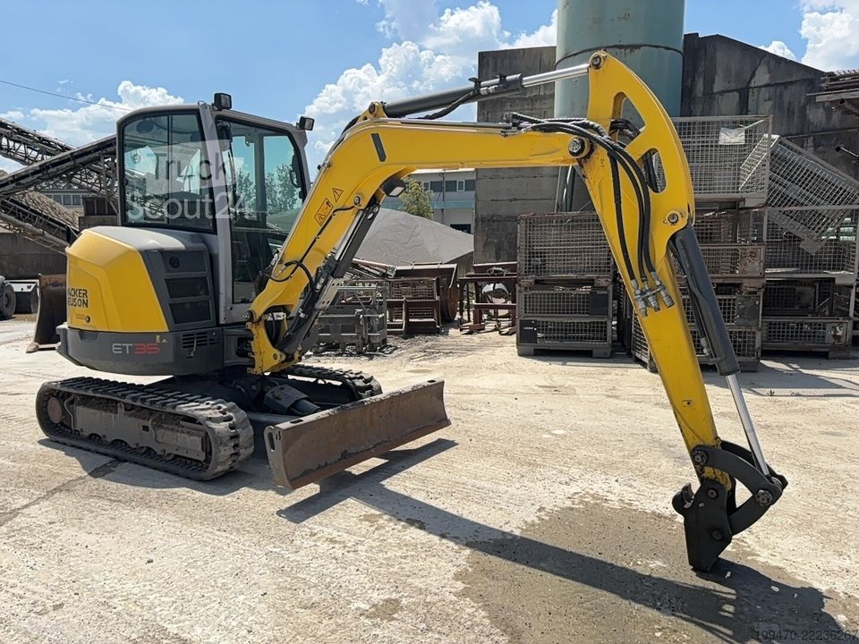 Minibagger < 7t Wacker Neuson ET35 con 3 cazos de excavadora gebraucht