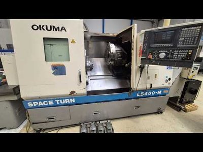 CNC turning and milling center OKUMA LB400M-1SC