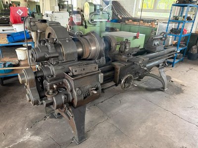 Alte robuste Drehbank Industrie Sammler Nostalgisch funktionsfäh.