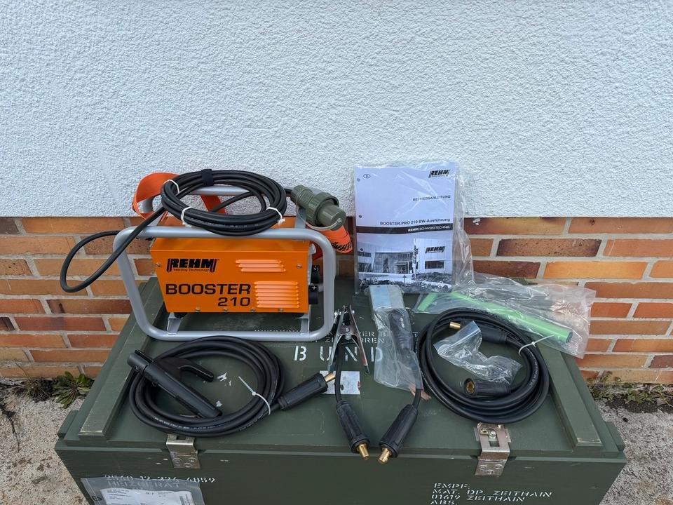 Rehm Booster Pro 210 Welder Bundeswehr Profi Inverter Set