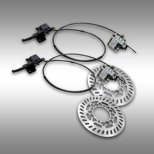 _ Hydraulische Scheibenbremsen Set für Jansen MGT-600 | Links & Rechts