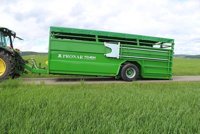 Pronar T 046 H Viehanhänger hydraulisch absenkbar 13,2 m² 40 km/h Sofort Verfügbar!