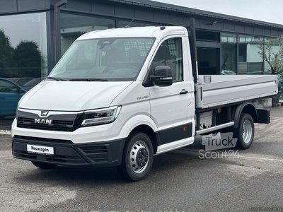 Pritschenwagen MAN TGE 5.160 Pritsche L3 MR LED Schwingsitz GRA neu