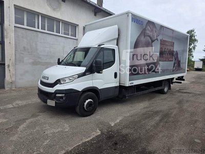 Transporter mit Koffer IVECO 72S18 Koffer, Luftfederung hintgen, LBW gebraucht