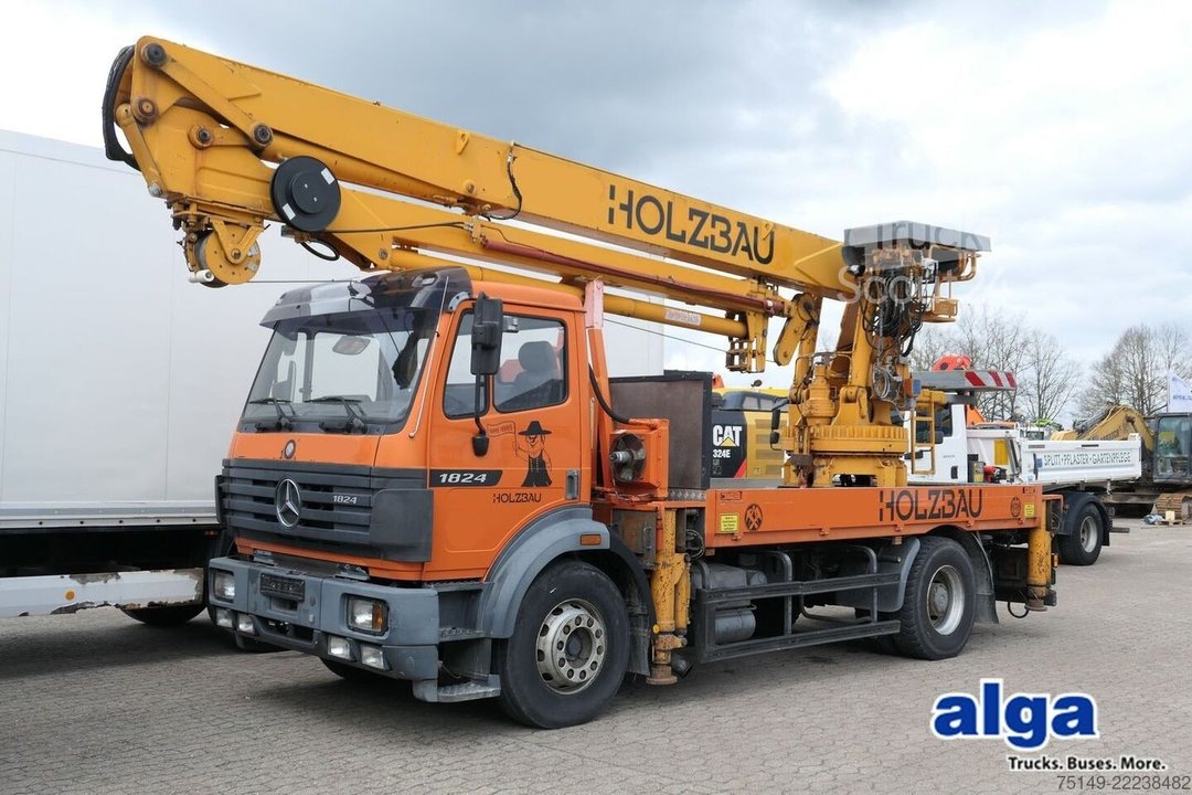 Autokran MERCEDES-BENZ 1824 4x2, Effer 39000BL 2S, 29m, Funk, Seilwinde gebraucht