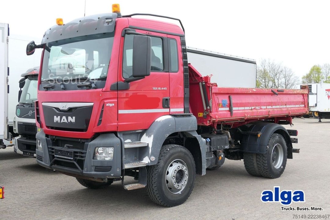 Kipper LKW MAN 18.440 TGS BB 4x2, Meiller, AHK, Hydr., Intarder gebraucht