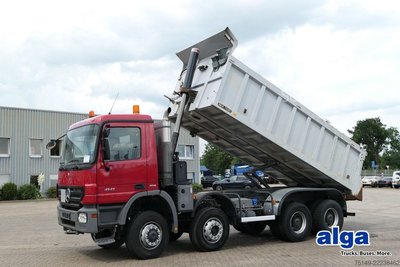 Kipper LKW MERCEDES-BENZ 4141 Actros 8x6, 293tkm, klima, Blatt, Schalter gebraucht