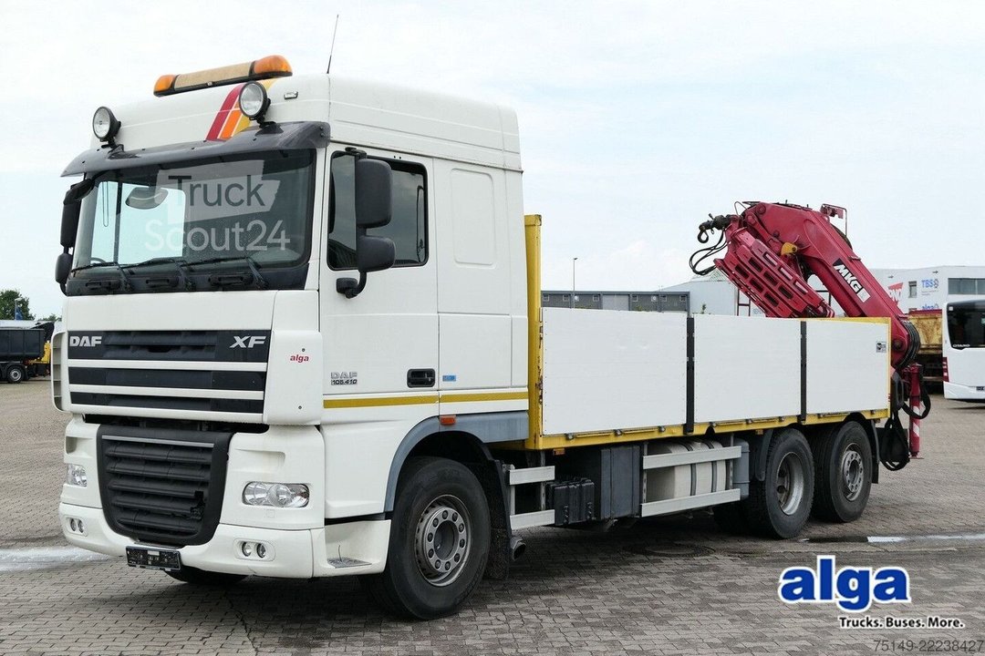 LKW mit Pritsche (offen) DAF XF 105.410 6x2,MKG HLK 231HP a3,Gelenkt,Retarder gebraucht