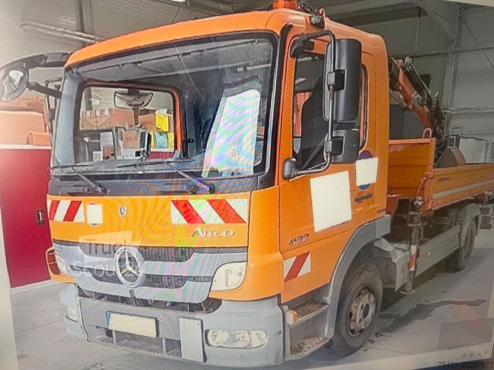 Dreiseitenkipper LKW MERCEDES-BENZ Atego 922 3 Seitenkipper Atlas 65.2 Funk/Fern gebraucht