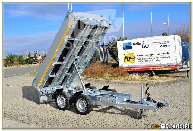 Rückwärtskipp - Anhänger Eduard KH 2615 Tandem 2700 kg mit Rampen - NEU neu