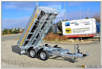 Rückwärtskipp - Anhänger Eduard KH 2615 Tandem 2700 kg mit Rampen - NEU neu