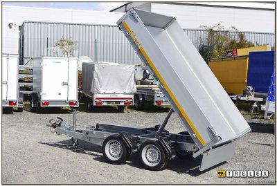 Dreiseitenkipper Anhänger Eduard KH2615 2000 kg Rückwärtskipper Elektrohy neu