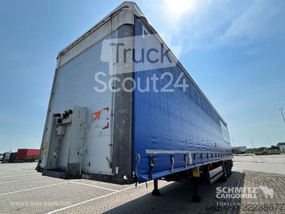 Auflieger mit Pritsche & Plane Schmitz Cargobull Schiebeplane Standard gebraucht