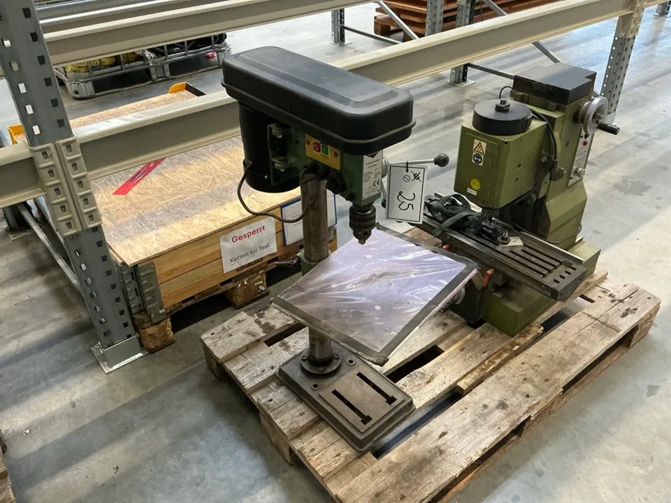 2004 HAAGER HTB 2000C Tischbohrmaschine