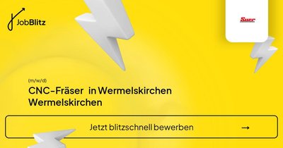 CNC-Fräser (m/w/d) in Wermelskirchen/Wermelskirchen