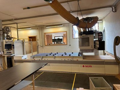 SCM Record 110 AL PRISMA 5-Achs CNC Fräse mit PC und Werkzeug