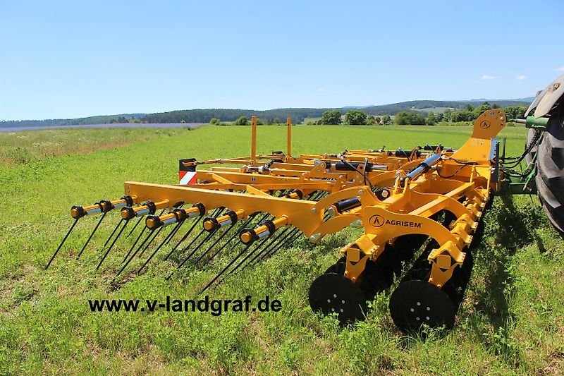 AGRISEM Turbomulch Extra 6 m Strohstriegel mit Schneidscheiben Ø 400 mm