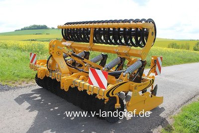 AGRISEM Maximulch 3 m Kurzscheibenegge-Tiefenlockerer Kombination T-Sem Walze bis 25 cm