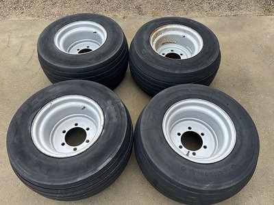 Continental 4 Kompletträder mit Reifen 19.0/45-17 auf 6-Loch ET0 Felgen