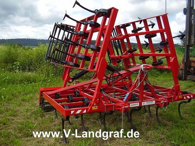 Expom Gryf Federzinkenegge Feingrubber 4 m Rohrstabwalze