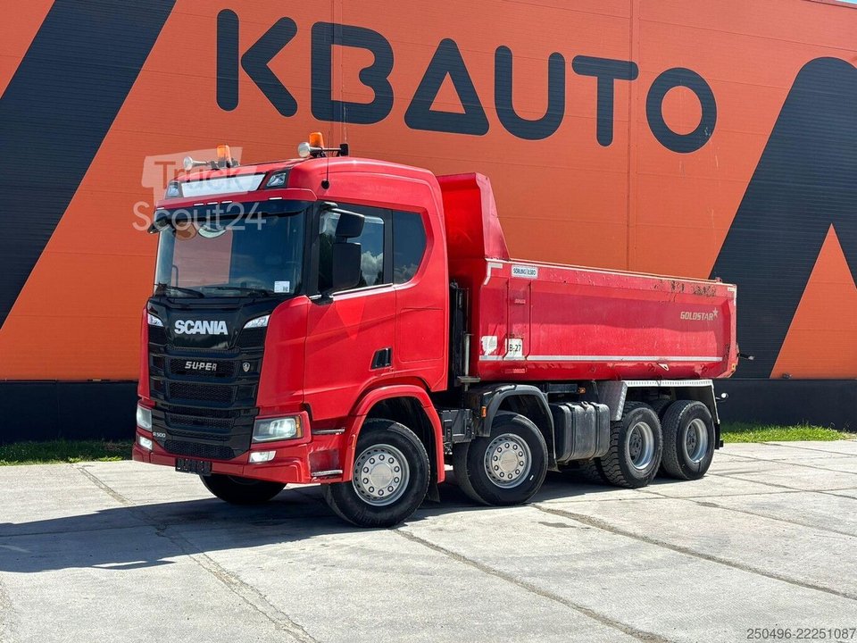 Kipper Scania R 500 8x4 RETARDER / FULL STEEL / BOX L=5550 mm gebraucht