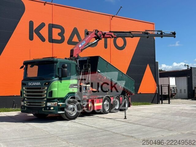Kipper mit Kran Scania G 480 8x2/4 HMF 2620K YEAR 2018 / BOX L=5414 mm gebraucht
