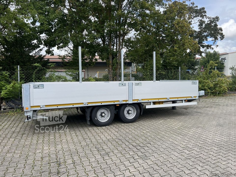Anhänger mit offener Pritsche Möslein THT 11- G 7,2  Tandem- Pritschenanhänger- Tieflader neu