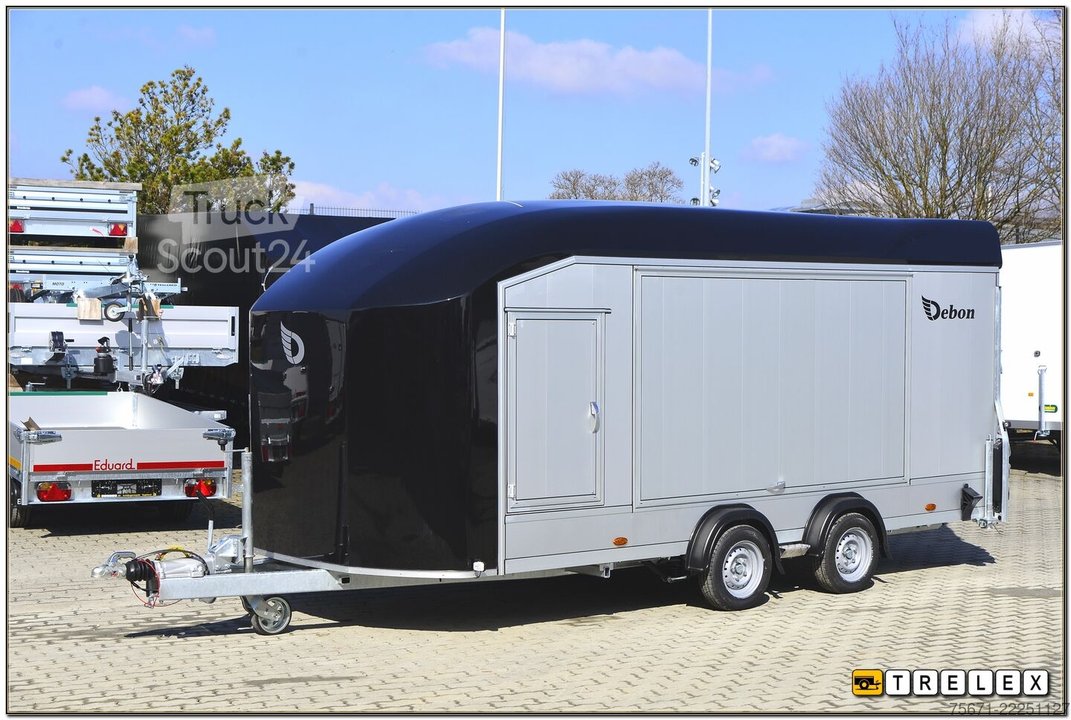 Autotransporter Anhänger Cheval Liberté Debon Roadster C1000 Alu mit Schienen neu